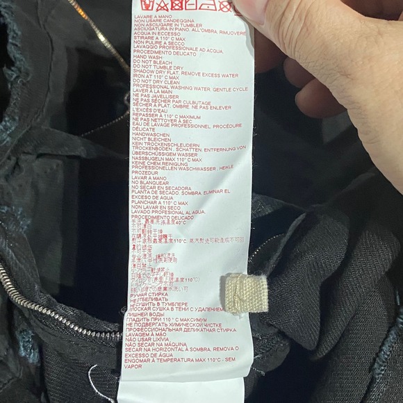 Marni Asymmetric‎ Tiered Wrap Denim Midi Dress with Paint Detail Size IT 38 US 2 - Picture 14 of 16